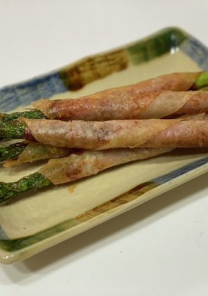 アスパラ生ハム巻き-レシピのメイン写真