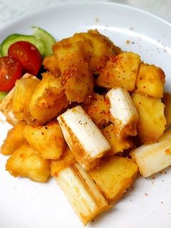 大量消費に!甘辛ジャガイモのねぎま風-レシピのメイン写真