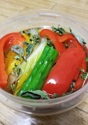 パプリカと野菜のピクルス-レシピのメイン写真