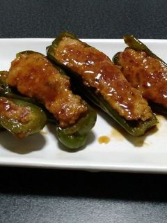 ピーマン鶏つくね-レシピのメイン写真