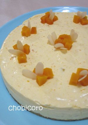 かぼちゃのレアチーズケーキ-レシピのメイン写真