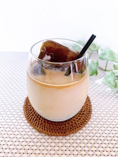 コーヒー氷で★アイスカフェオレ-レシピのメイン写真