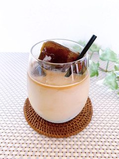 コーヒー氷で★アイスカフェオレ-レシピのメイン写真