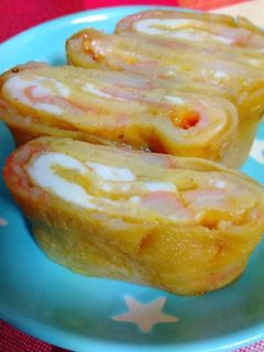 カニカマ入り卵焼き-レシピのメイン写真