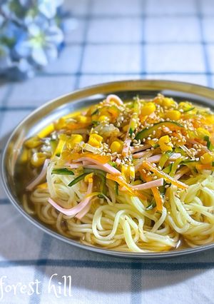 ☺︎お子ちゃま向け☺︎給食風冷やし中華-レシピのメイン写真