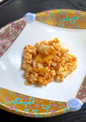 簡単！お豆腐混ぜ混ぜ♫まろやかキムチ-レシピのメイン写真