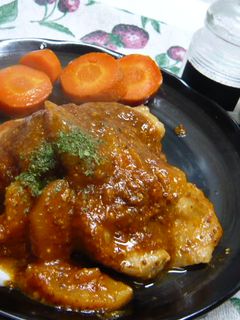 柔らかチキンのりんごソテー-レシピのメイン写真