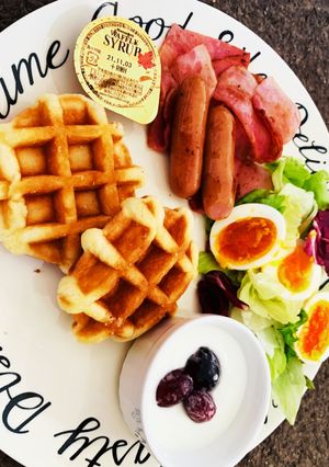 ワッフルdeうちカフェ-レシピのメイン写真