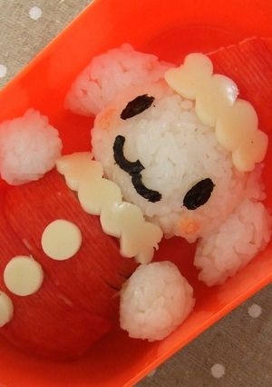 キャラ弁✿シナモンサンタ♡♡-レシピのメイン写真