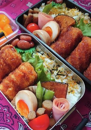 ❜21/6/1 蟹クリームコロッケ弁当-レシピのメイン写真