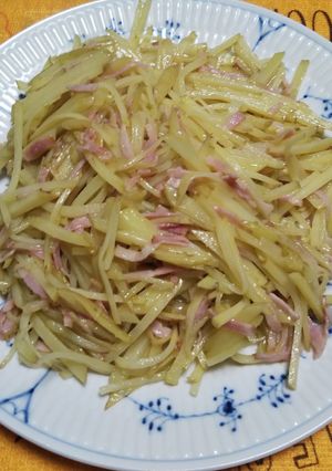 新ジャガとベーコンのバター炒め＊-レシピのメイン写真