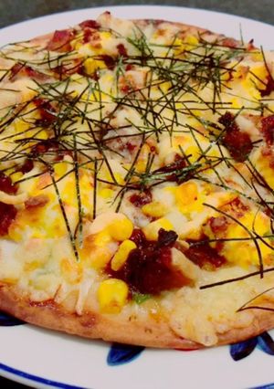 *豚の角煮リメイクPizza*-レシピのメイン写真