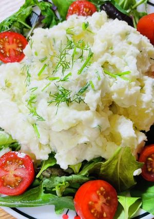 ポテトサラダ　熟年用　さっぱり味-レシピのメイン写真