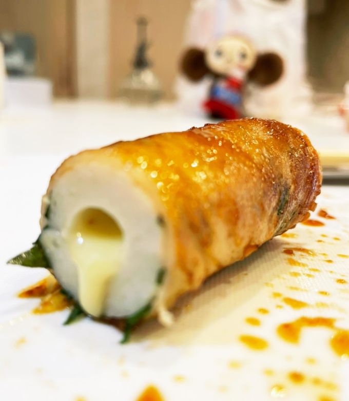 チーズイン竹輪豚しそ巻き-レシピのメイン写真