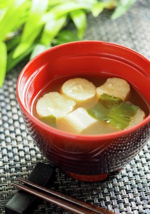 わかめのみそ汁【入院食②夕/温副菜】-レシピのメイン写真