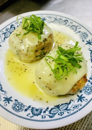 たくさんの大葉とチーズの照り焼きつくね-レシピのメイン写真