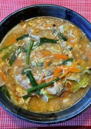 お好きな野菜でカンタン酸辣湯麺-レシピのメイン写真