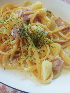 じゃが芋とベーコンのクリームパスタ-レシピのメイン写真