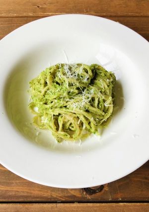 三つ葉のジェノベーゼパスタ-レシピのメイン写真