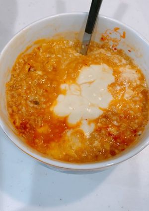 キムチーズオートミール雑炊-レシピのメイン写真
