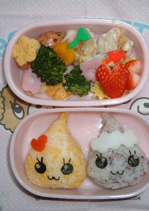 ぷるるんしずくちゃんのキャラ弁-レシピのメイン写真