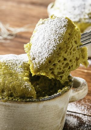 レンジでもしっとり♪抹茶カップケーキ-レシピのメイン写真