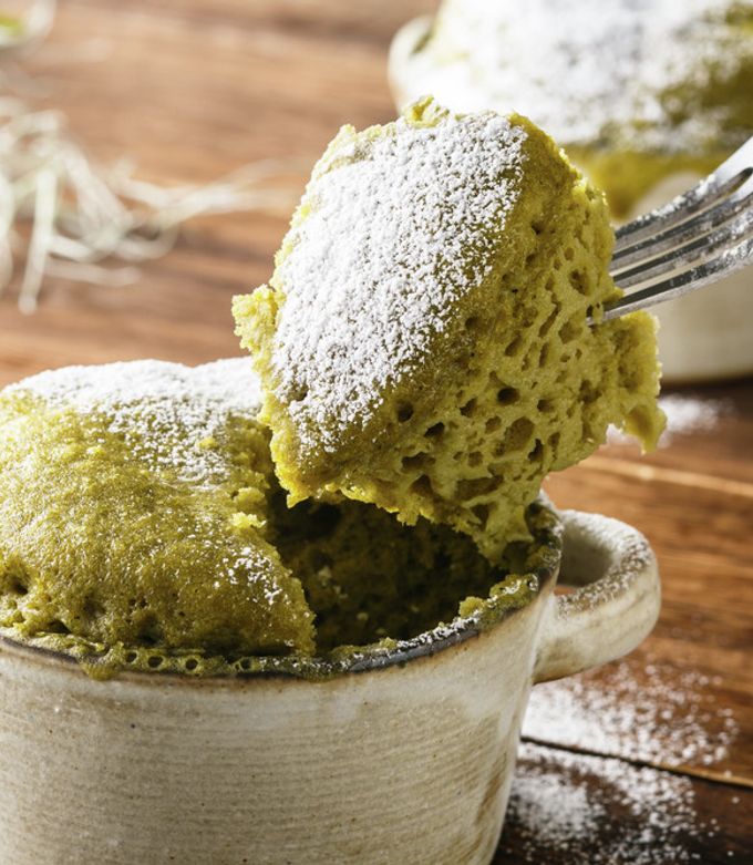 レンジでもしっとり♪抹茶カップケーキ-レシピのメイン写真