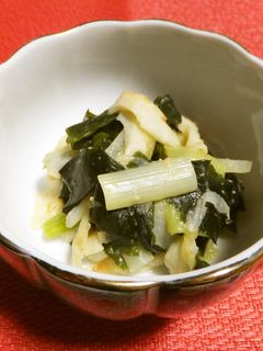 竹輪とわかめの酢味噌和え-レシピのメイン写真