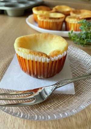 ミニミルキーチーズケーキ-レシピのメイン写真