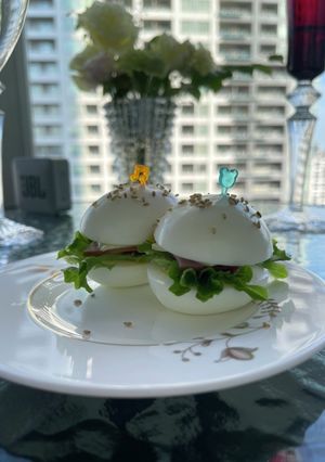 本当のたまごサンド〜ハムチーズ-レシピのメイン写真
