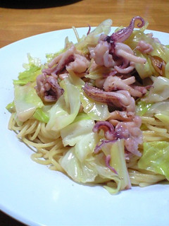 ささっとパスタ亭☆イカとキャベツ-レシピのメイン写真