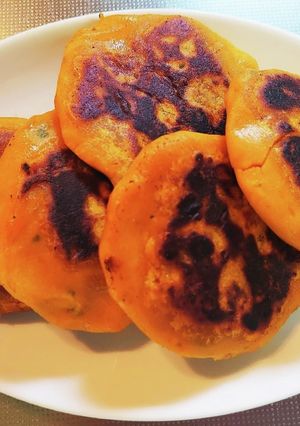 チーズinかぼちゃdeおやき風-レシピのメイン写真
