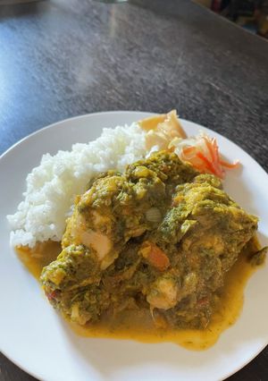 クセがすごいっ！人参葉でスパイスカリー-レシピのメイン写真