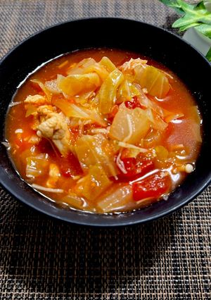 鶏胸肉と野菜の具沢山デトックススープ🍅-レシピのメイン写真