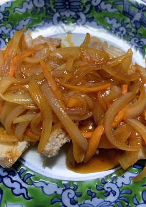 ☆豚ロースの玉葱ケチャップソース☆-レシピのメイン写真