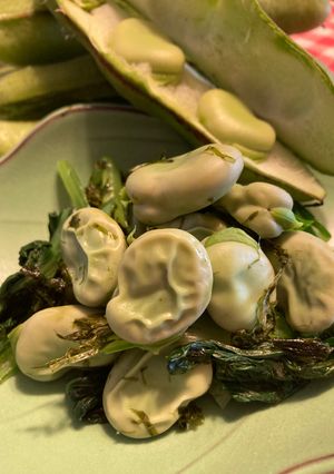 そら豆と小松菜の青海苔和え-レシピのメイン写真