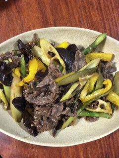 牛肉と山菜の中華風炒め-レシピのメイン写真