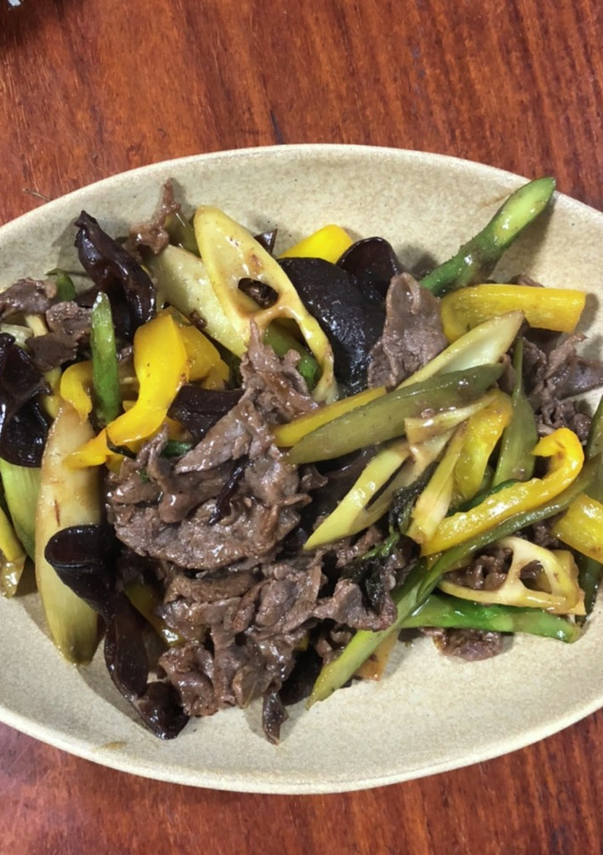 牛肉と山菜の中華風炒め-レシピのメイン写真