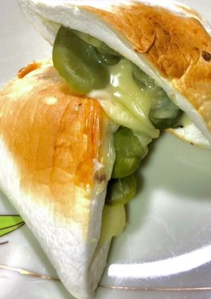 トースター deそら豆inチーズはんぺん-レシピのメイン写真