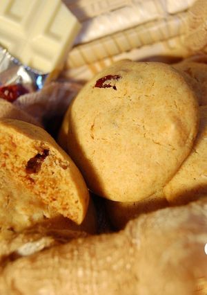 クランベリーのホワイトソフトクッキー◎-レシピのメイン写真
