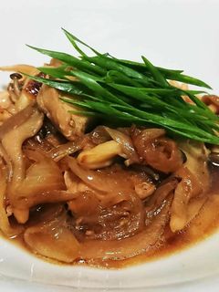 超簡単!鶏ももの和風玉ねぎきのこ煮込み!-レシピのメイン写真