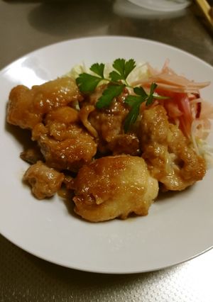 鶏唐揚げの甘味噌和え-レシピのメイン写真