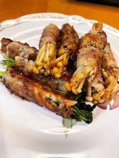 豆苗とえのきの肉巻き☆ポン酢と黒コショウ-レシピのメイン写真