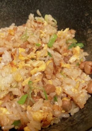 ネギの香味納豆たまごチャーハン-レシピのメイン写真