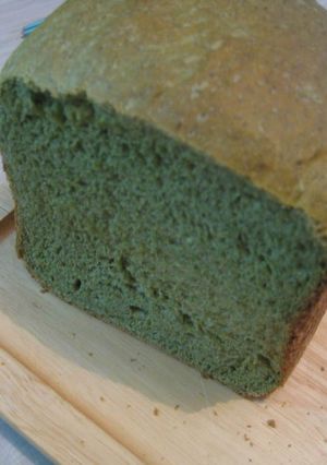 ★しっとりモチモチ　よもぎ食パン★-レシピのメイン写真