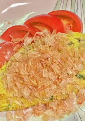 塩昆布でオムレツ-レシピのメイン写真