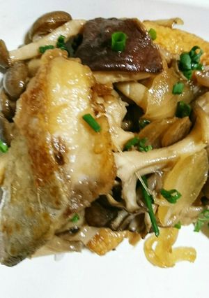 ぶりときのこの生姜焼き-レシピのメイン写真
