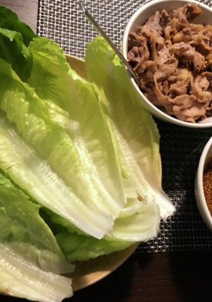 さっぱり牛肉レタス巻き-レシピのメイン写真