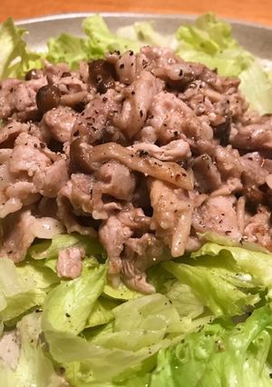 豚コマで☆塩レモン生姜焼き-レシピのメイン写真
