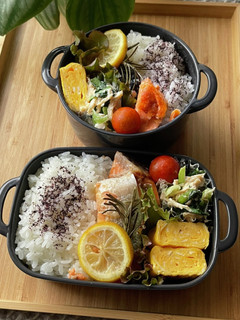 本日のお弁当:シャケのレモンローズマリー-レシピのメイン写真